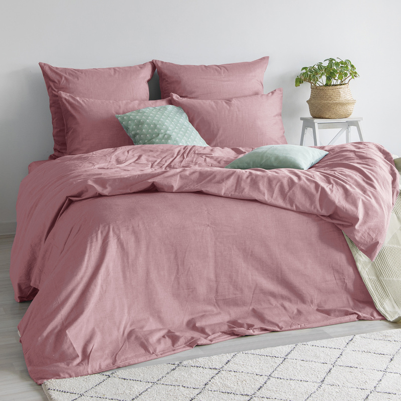 Изображение товара Постельное бельё Verossa Melange Marsala 2-спальное сатин-меланж Россия