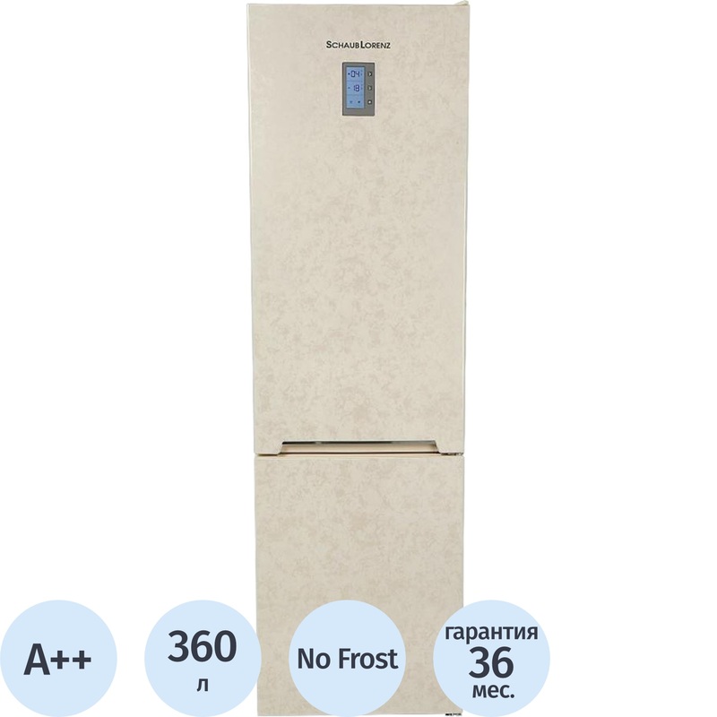 Изображение товара Холодильник двухкамерный Schaub Lorenz SLU S379X4E бежевый