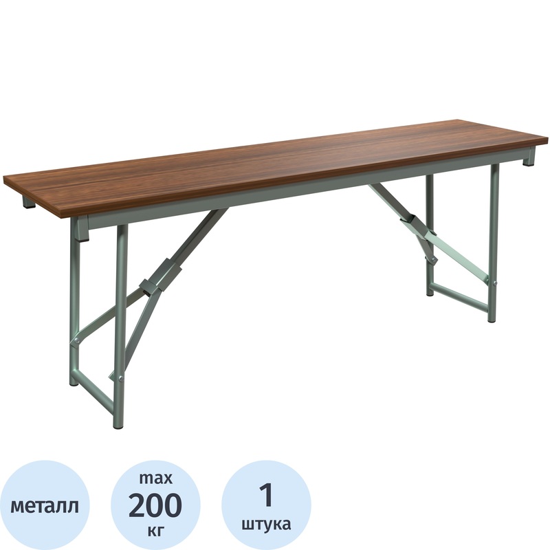 Изображение товара Скамья складная Д1.66.17 ночче эко 1200х300 мм