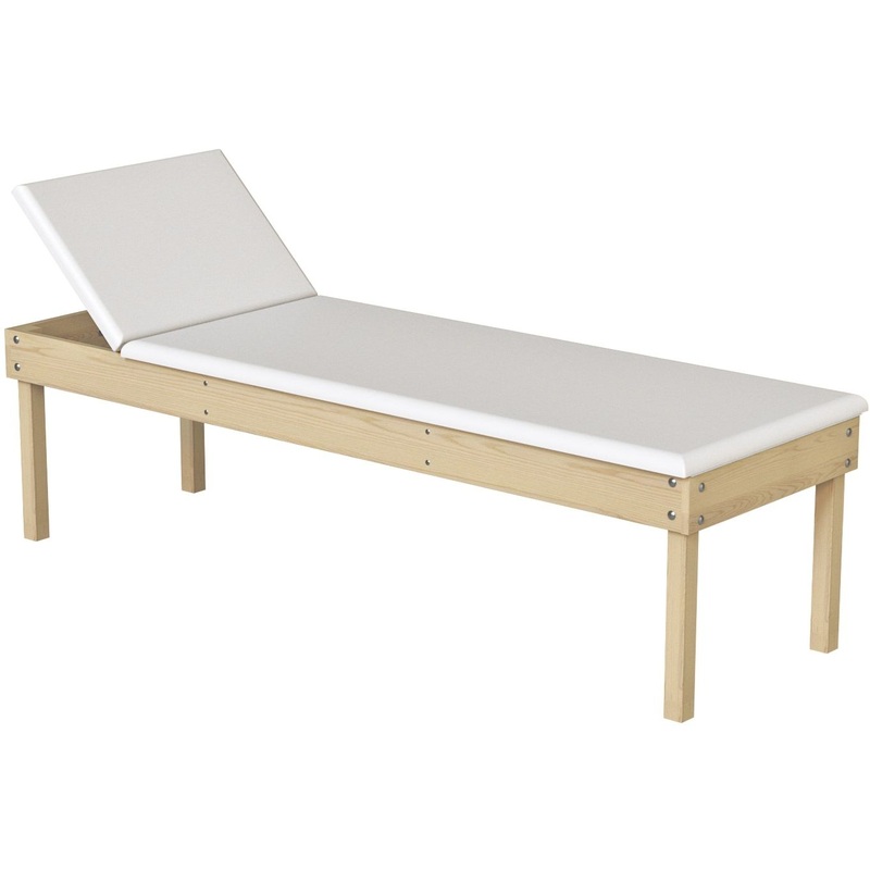 Изображение товара Кушетка физиотерапевтическая КФ600 МСК белая с регулятором уголка, Россия