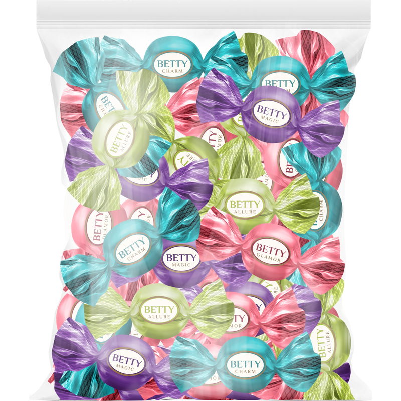Изображение товара Конфеты шоколадные Betty Марсианка 500 г сладкое лакомство с многослойной начинкой