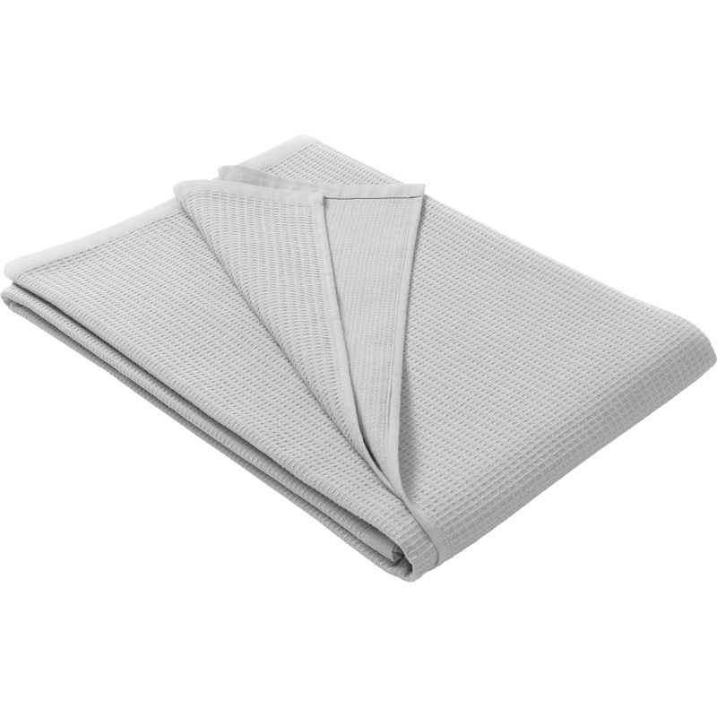 Изображение товара Простыня Волшебная ночь махровая/вафельная 150x200 см серая