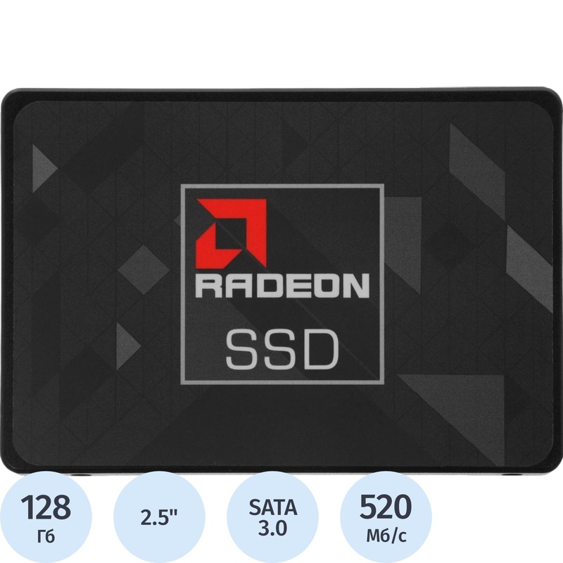 Изображение товара SSD накопитель AMD Radeon R3 128 ГБ (R3SL0128G2)