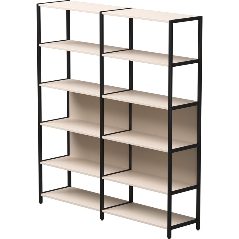 Изображение товара Стеллаж для документов EVO 254ST6GU9005 кашемир черный 1840 мм metálico