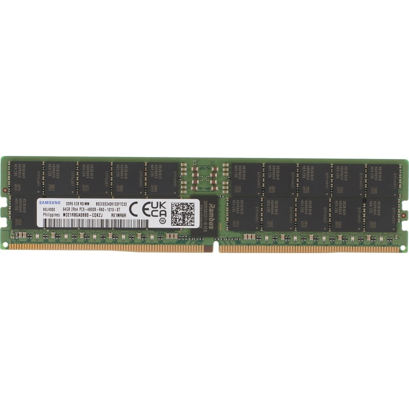 Изображение товара Модуль памяти Samsung DDR5 64 ГБ M321R8GA0BB0-CQKZJ высокая производительность