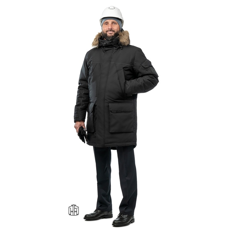 Изображение товара Зимняя рабочая куртка Аляска-2 мужская утепленная водонепроницаемая