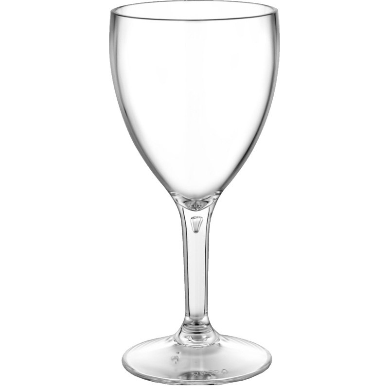 Изображение товара Бокал для красного вина Gastroplast пластиковый 255 мл прозрачный на ножке