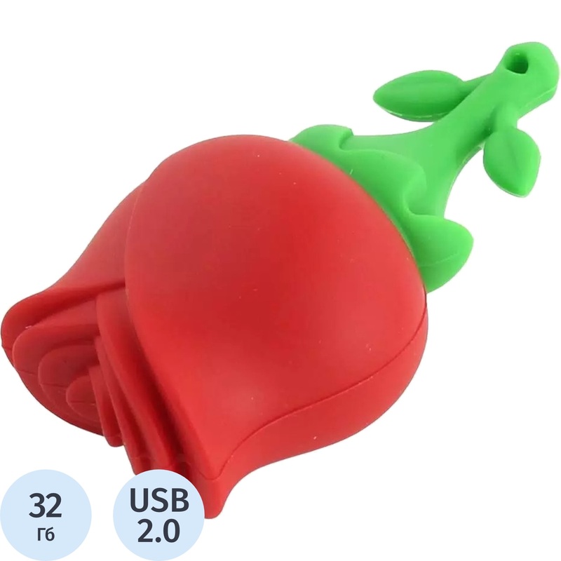 Изображение товара Флешка USB 2.0 32 ГБ SmartBuy Роза SB32GBRose
