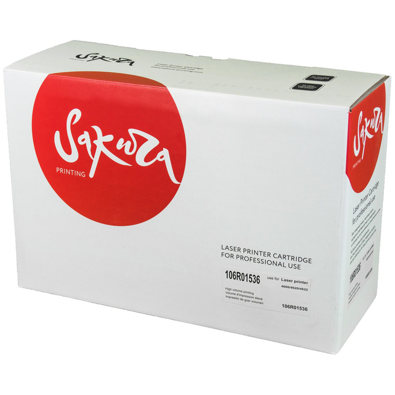 Изображение товара Картридж лазерный Sakura 106R01536 черный для Xerox