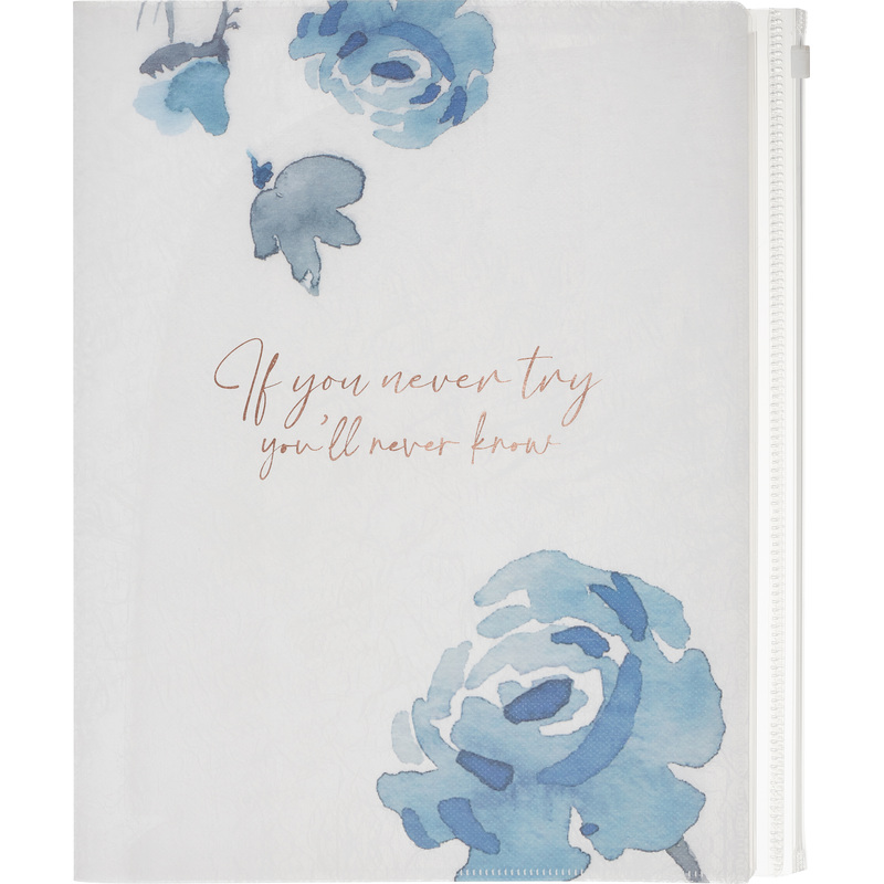 Изображение товара Папка-конверт Attache Selection Bloom А4 на zip-молнии 3 шт