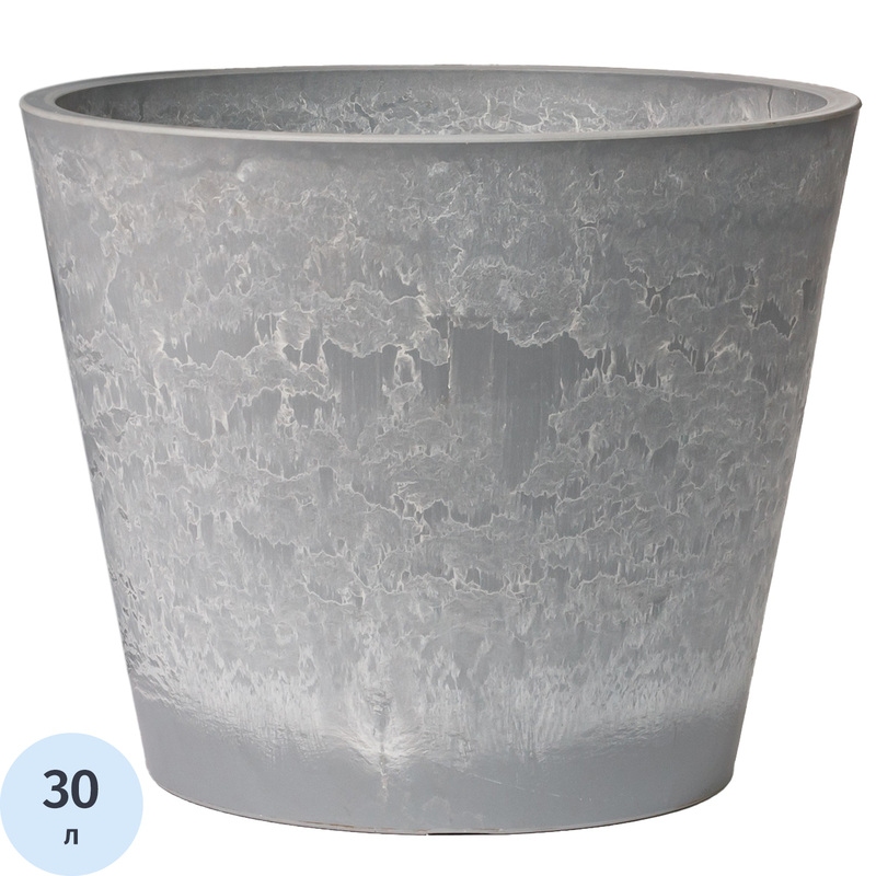 Изображение товара Горшок для цветов GreenShip 30 л светло-серый качественный и стильный