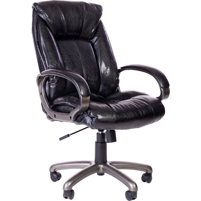 Изображение товара Кресло для руководителя РК 669 TPU чёрное (экокожа, пластик)