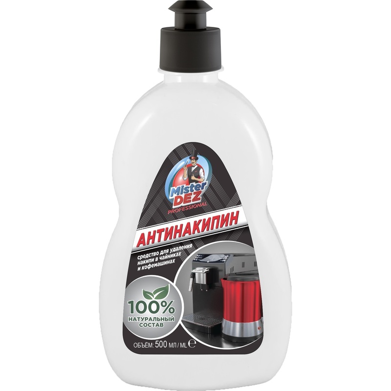 Изображение товара Средство для удаления накипи MisterDez Professional 500 мл универсальное очищающее жидкое средство