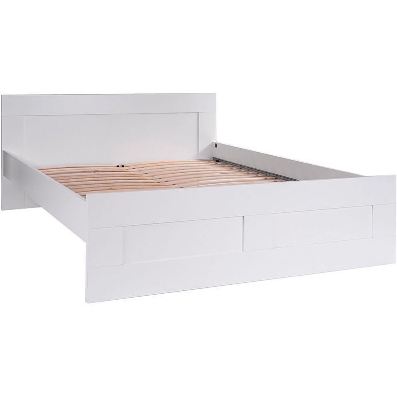 Изображение товара Двуспальная кровать ГУД ЛАКК белая 1660х2054 мм из ЛДСП для спальни