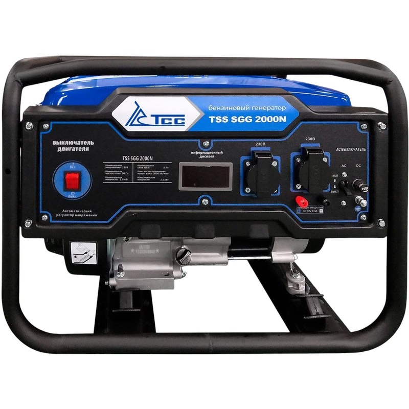 Изображение товара Бензиновый генератор ТСС SGG 2000N (59999) мощностью 2.2 кВт