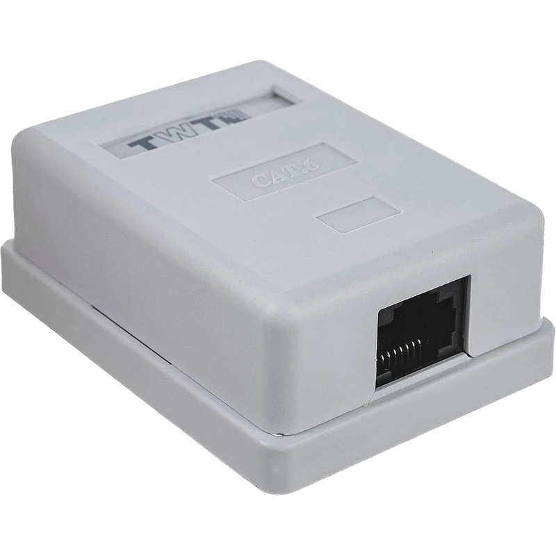 Изображение товара Розетка TWT TWT-SM1-45/6-WH RJ-45 cat 6