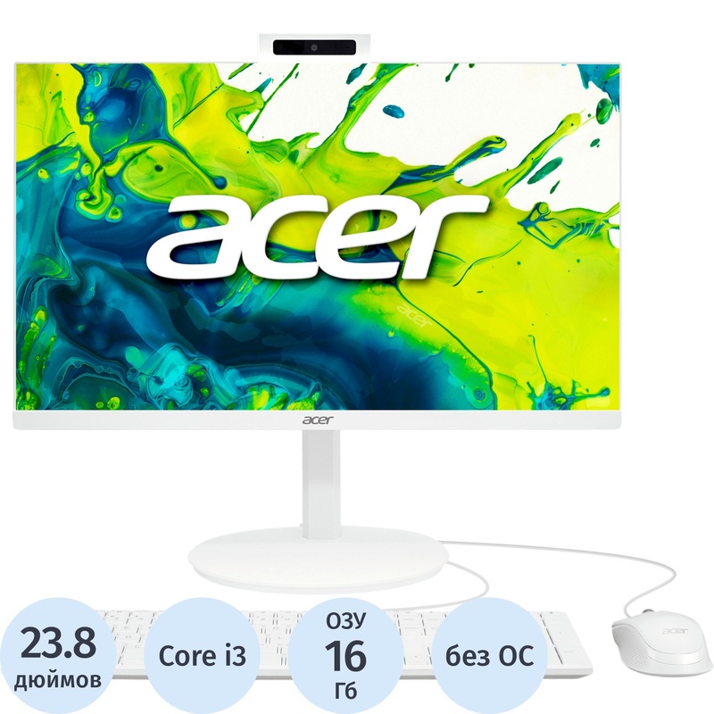 Изображение товара Моноблок 23.8 Acer Aspire C24A (DQ.BNXCD.003)