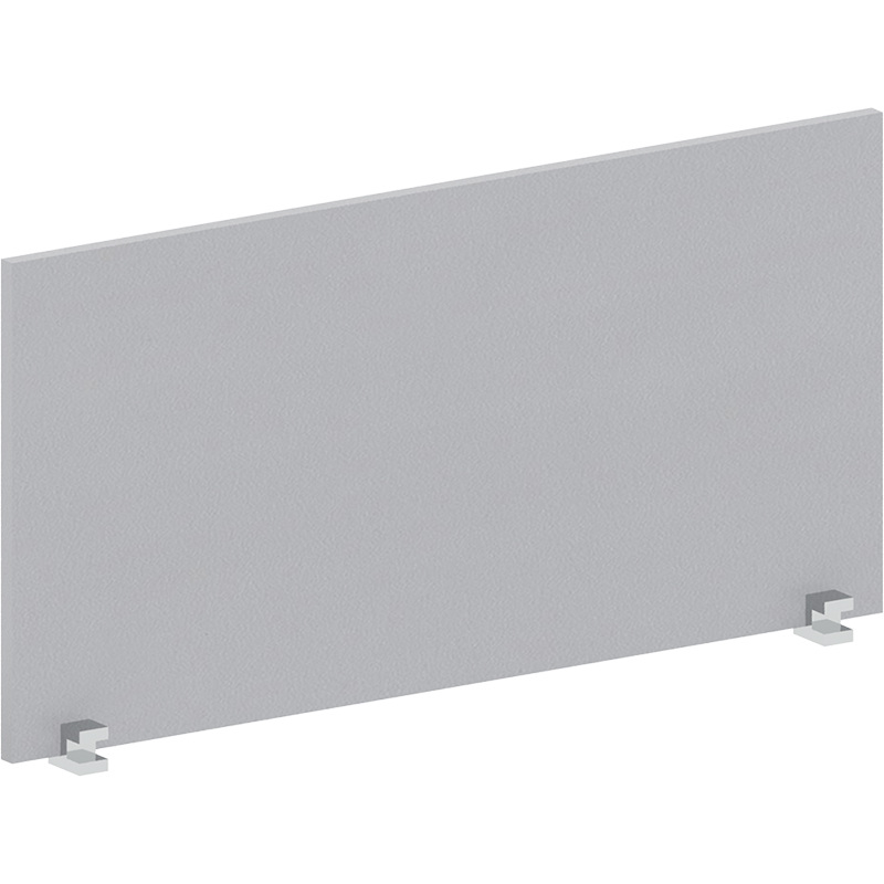 Изображение товара Экран к столу Комус Мебель (Easy to lead) Easy Standard с креплением (серый, 900х18х450 мм)