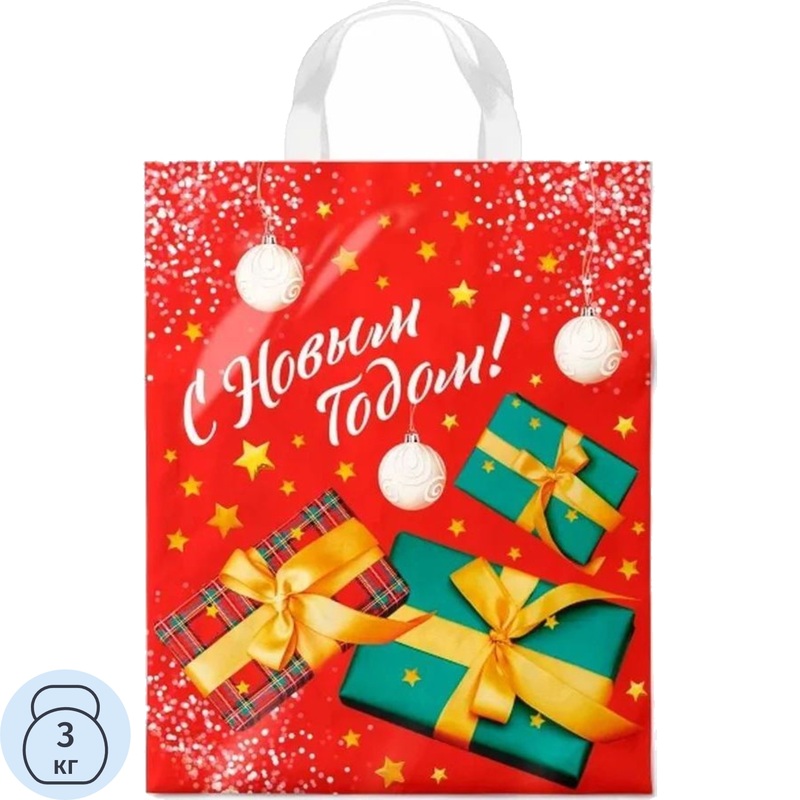 Изображение товара Пакет подарочный Интерпак Презент (35x28x0.2 см)