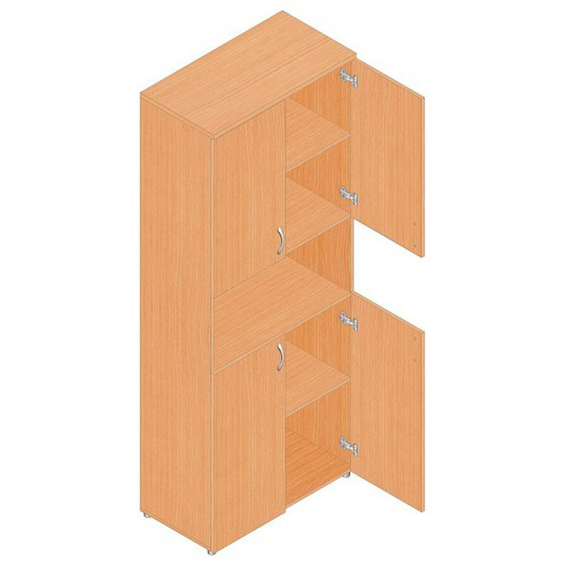 Изображение товара Шкаф для документов Референт Р.Ш-4 полузакрытый (бук светлый, 798х418х1960 мм)