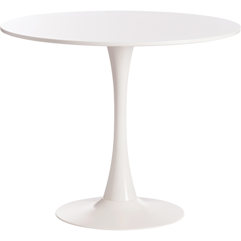 Изображение товара Обеденный круглый стол TetChair Tulip белый 90x90 см высота 750 мм