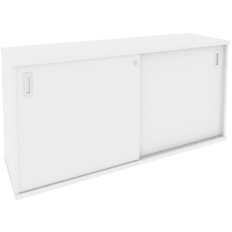 Изображение товара Тумба для документов Onix O.SHKO-3.7 с замком (белый бриллиант, 1475х432х750 мм)