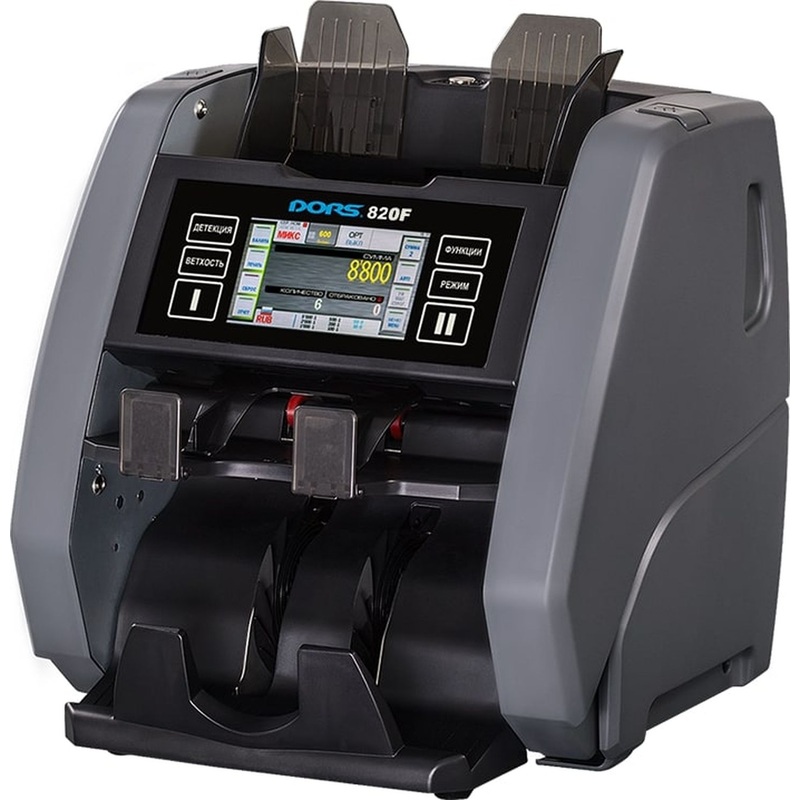 Изображение товара Мультивалютный счетчик банкнот Dors 820F с двухкарманной сортировкой и защитой от подделок