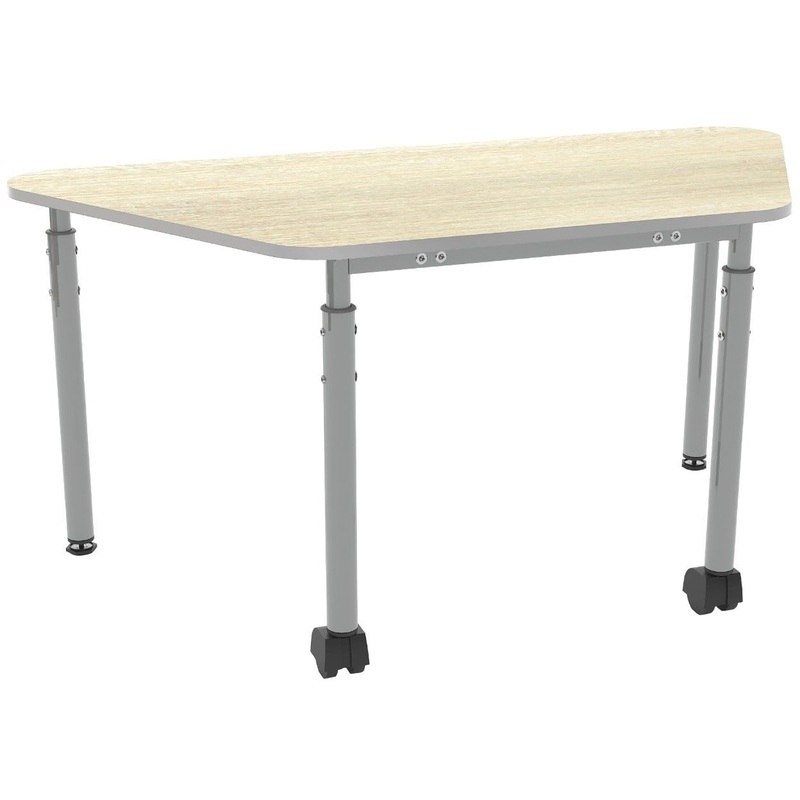 Изображение товара Универсальный учебный стол Точка Роста Трапеция 1200х574х760 мм с регулируемой высотой