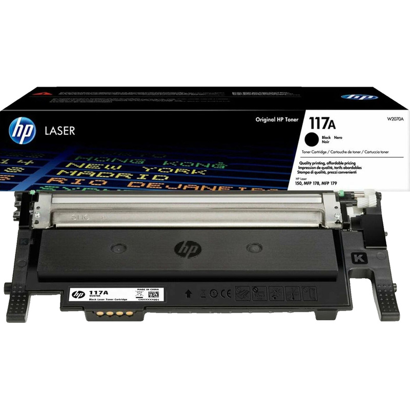 Изображение товара Оригинальный лазерный картридж HP 117A W2070A черный для лазерных принтеров