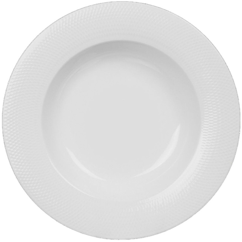 Изображение товара Тарелка суповая Tudor England Royal Sutton фарфор 22 см белая (6 штук в упаковке)