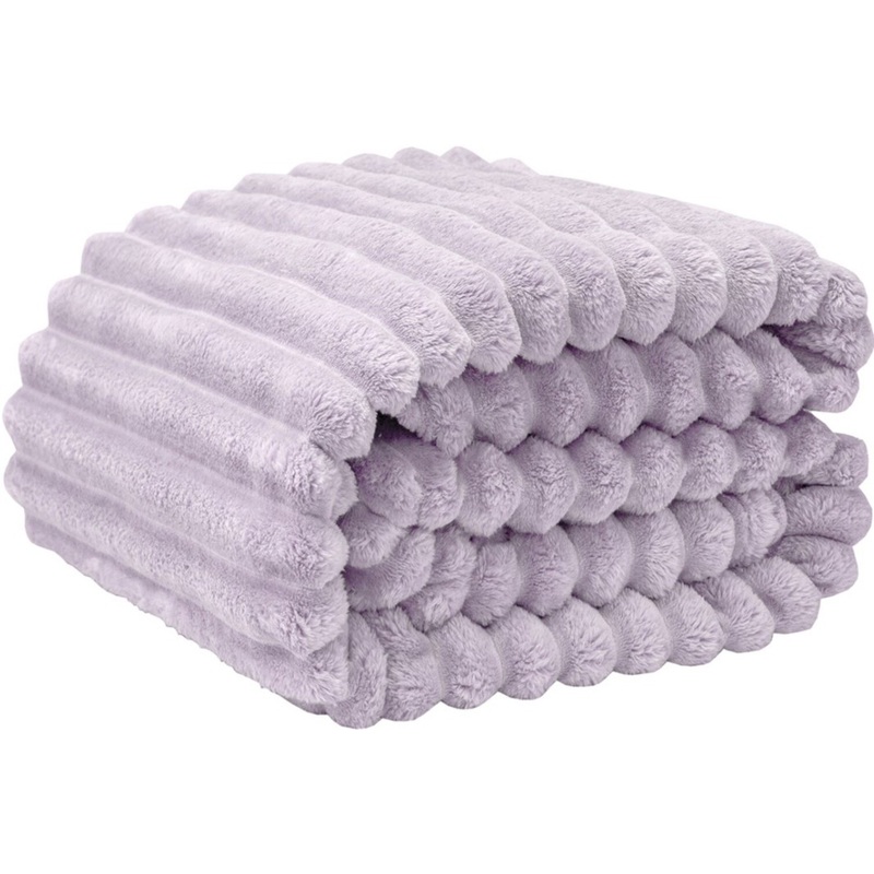 Изображение товара Покрывало Happy Family Волна велсофт 150x200 см лиловое