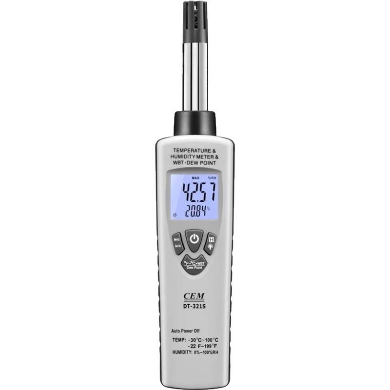 Изображение товара Электронный термогигрометр СЕМ DT-321S с подсветкой ЖК дисплея
