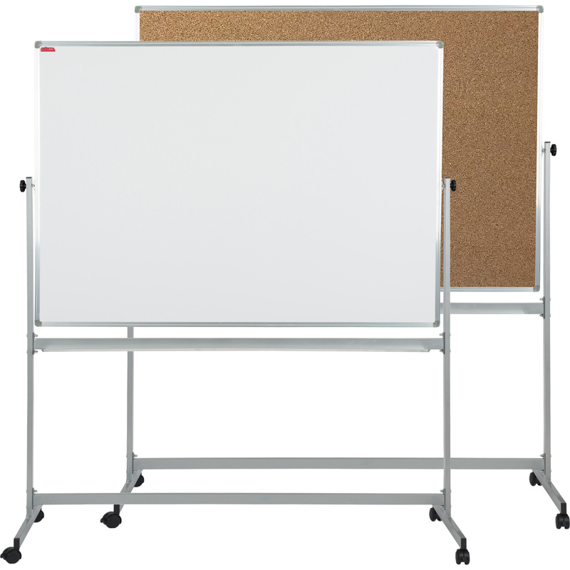 Изображение товара Доска комбинированная магнитно-маркерная пробковая 90х120 Attache Twist лак поворотная