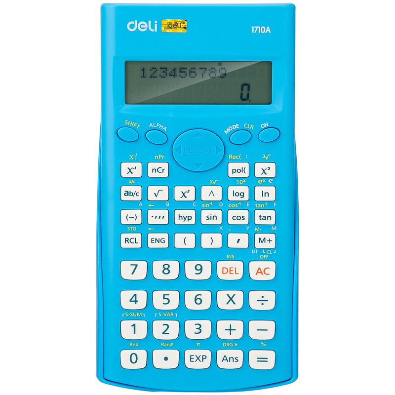 Изображение товара Научный калькулятор Deli E1710A с 240 функциями и экраном 12 разрядов