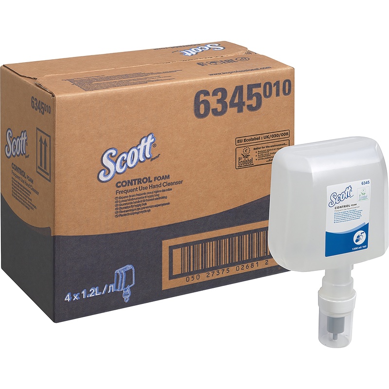 Изображение товара Картридж мыла-пены Kimberly-Clark Scott Control 1.2 л 4 штуки