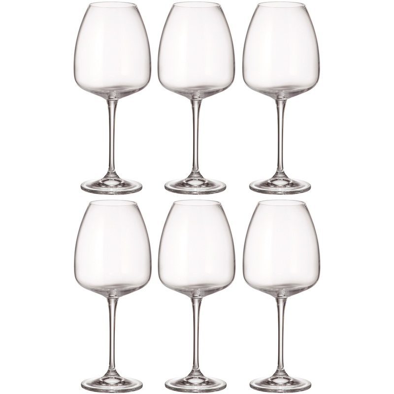 Изображение товара Набор бокалов для красного вина Crystal Bohemia Anser 610 мл, 6 штук