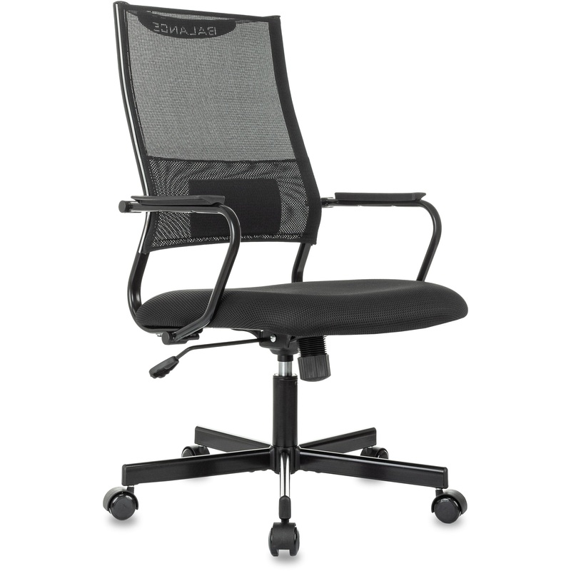 Изображение товара Кресло офисное для руководителя Комус Мебель Easy Chair 567 металлическое, ткань/сетка, черное