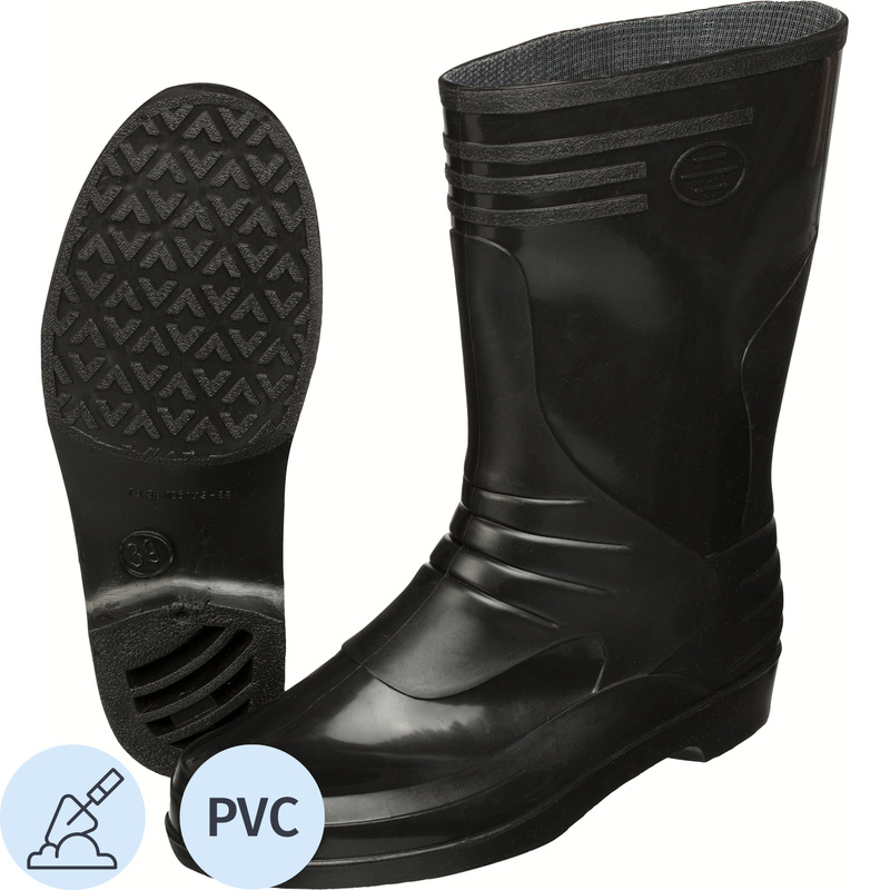 Изображение товара Сапоги рабочие женские М-102 ПВХ черные размер 41