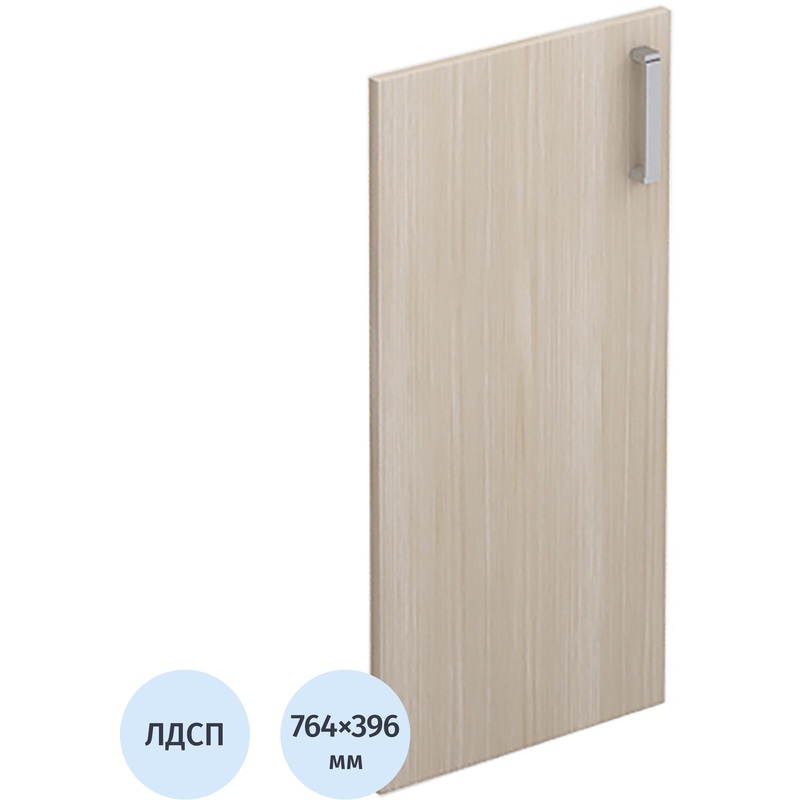 Изображение товара Дверь низкая Avance 6Ф.007 ЛДСП шамони светлый 396х764 мм