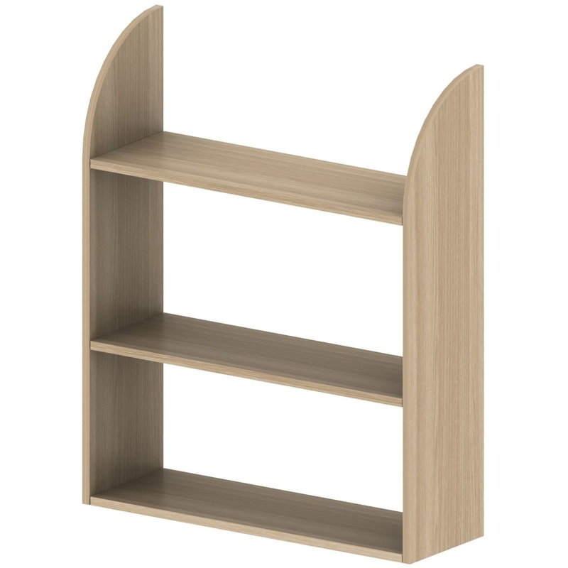 Изображение товара Настольная полка Агат АЯ-46 из ЛДСП цвета Ясень Шимо 800x260x980 мм