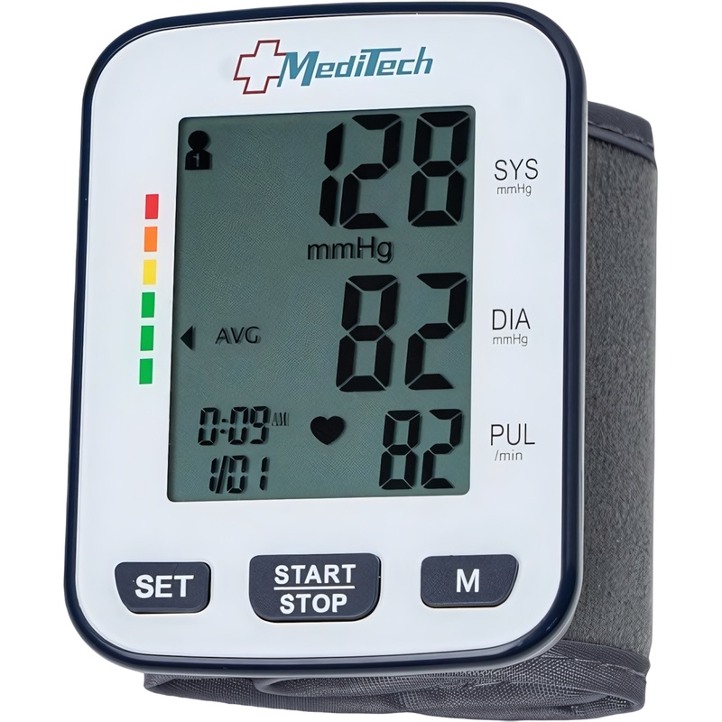 Изображение товара Автоматический тонометр на запястье MediTech МТ60 с памятью и проверкой РФ
