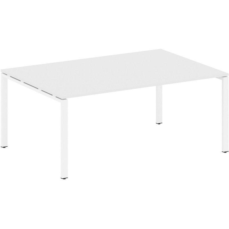 Изображение товара Стол для переговоров Metal System Style БП.ПРГ-1.5 белый 1800x1235x750 мм