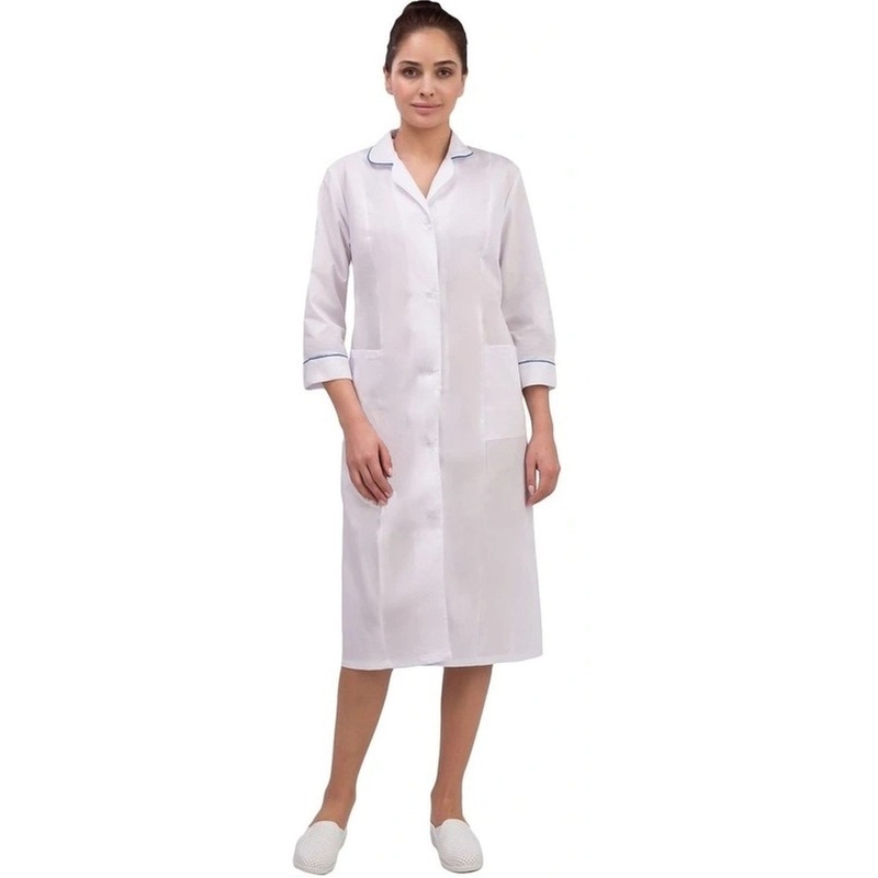 Изображение товара Медицинский женский халат м02-ХЛ белый размеры 56-58 рост 170-176 см
