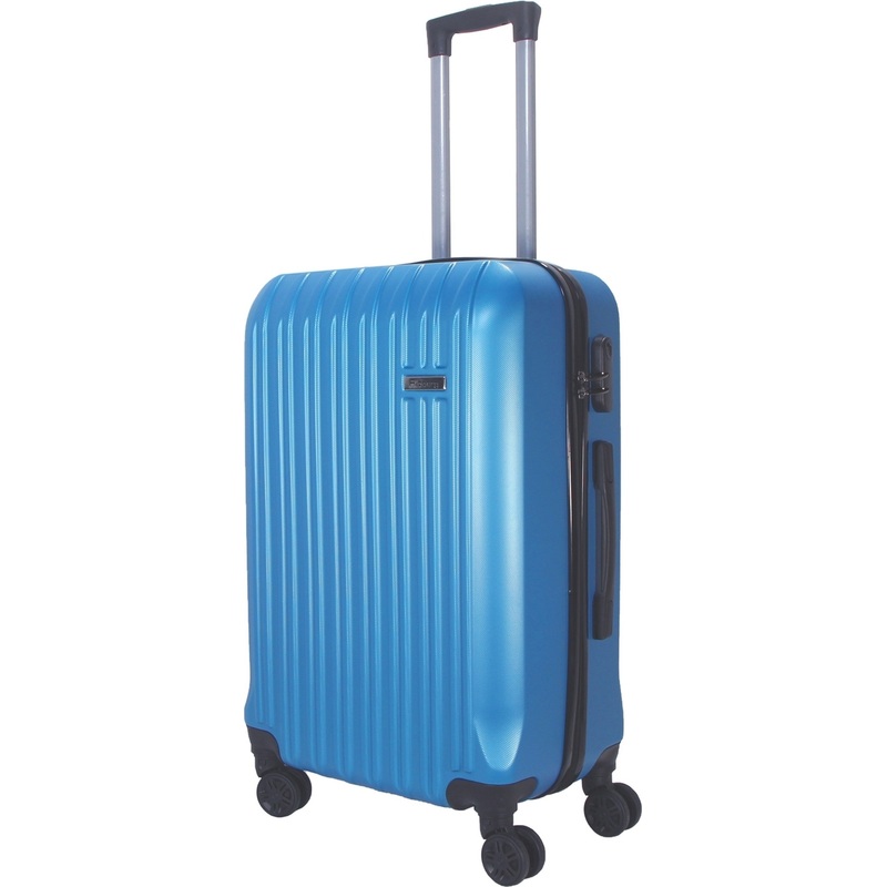Изображение товара Чемодан Ridberg Discover S объем 36 л синего цвета из ABS-пластика и поликарбоната