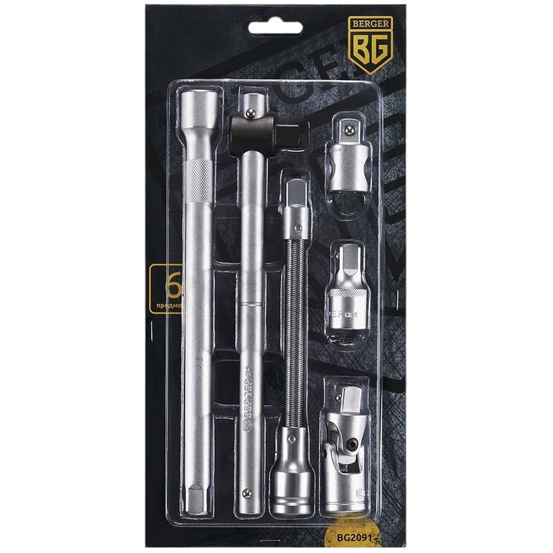 Изображение товара Набор оснастки Berger 6 предметов BG2091 для крепежных работ