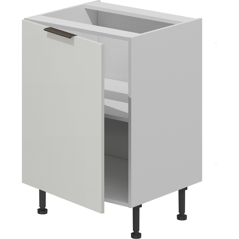 Изображение товара Шкаф кухонный VOK B1D_72_60 белый альпийский