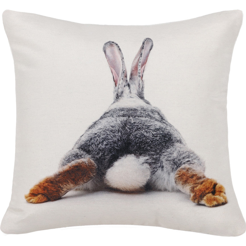 Изображение товара Декоративная подушка 40x40 см разноцветная с съемным чехлом