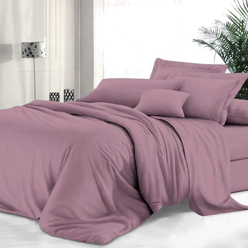 Изображение товара Постельное бельё Эльф Фиолетовый сон 2-спальное с европростынёй сатин 70x70 см