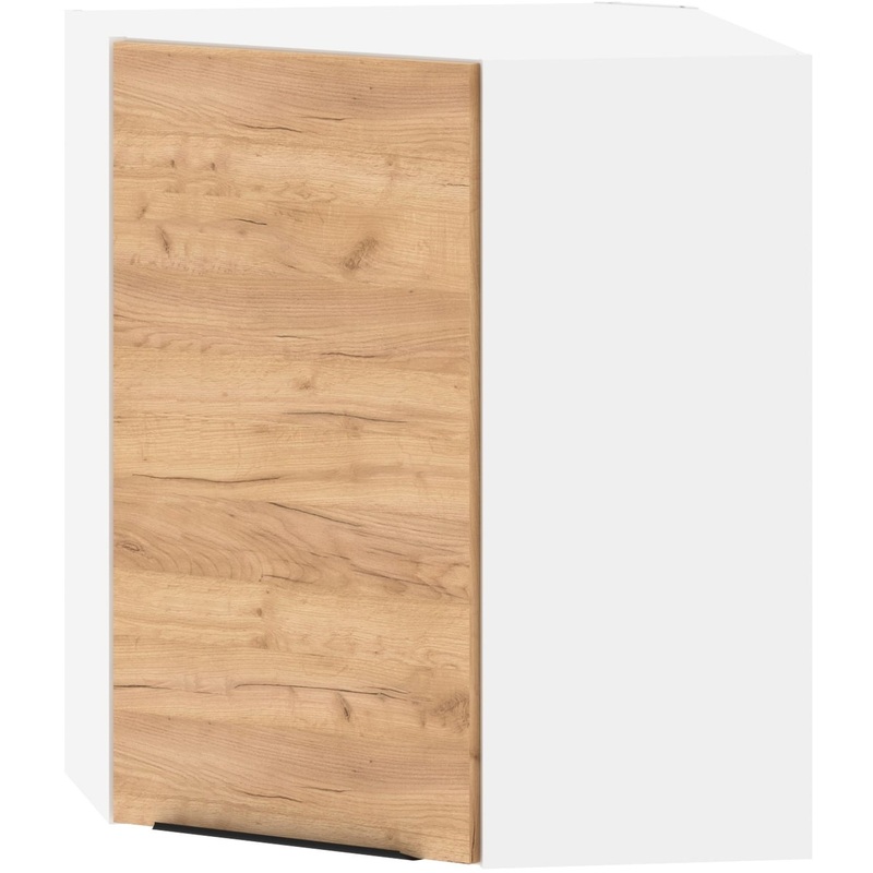 Изображение товара Шкаф кухонный навесной угловой Corsica MCHP 6072.1 (дуб бофорд/белый, 600х600х720 мм)