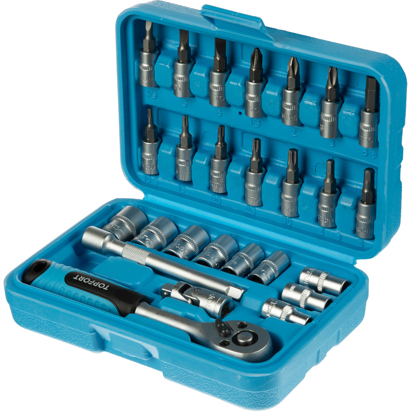 Изображение товара Универсальный профессиональный набор инструмента TOPFORT 1/4 26 предметов